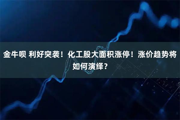 金牛呗 利好突袭！化工股大面积涨停！涨价趋势将如何演绎？